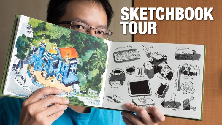 Sketchbook Tour (Oct 2016 - Oct 2017)