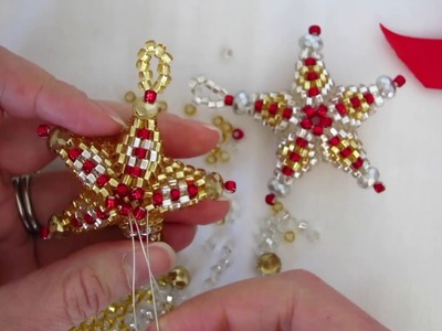 Star ornament bead weaving tutorial