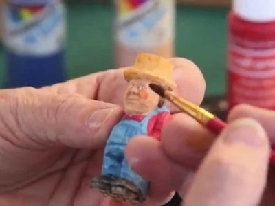 Step by Step How To Carve a Little Person Painting