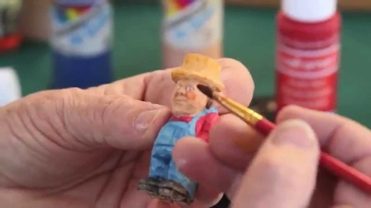 Step by Step How To Carve a Little Person Painting