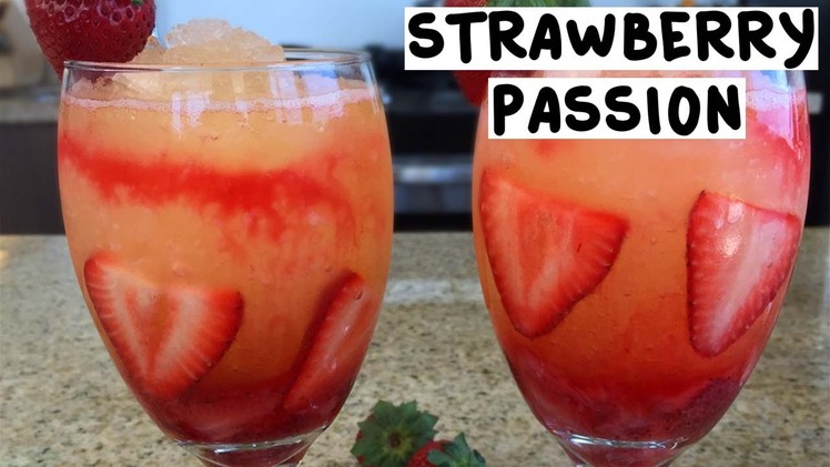 Strawberry Passion Daiquiri - Tipsy Bartender