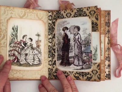 Vintage style victorian journal