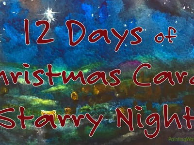12 Days of Christmas Cards, Starry Night