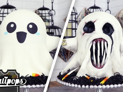 2 Faced Ghost Cake | Scary Halloween Ideas