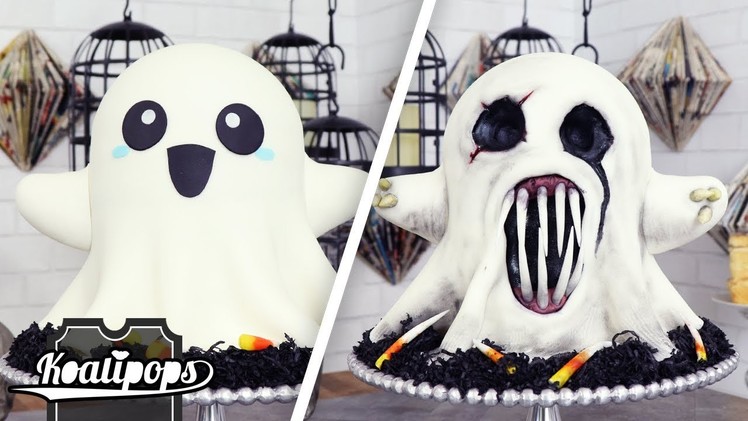 2 Faced Ghost Cake | Scary Halloween Ideas