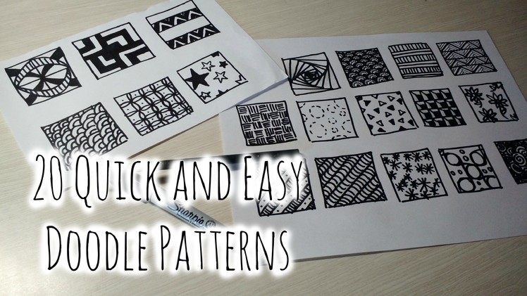 20 Quick and Easy Doodle Patterns