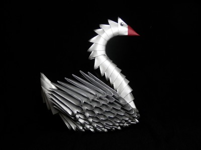 3D classic swan "silver wing", ORIGAMI DESIGN LOTHAR