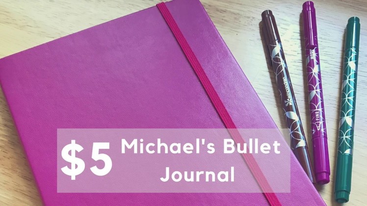 $5 Michael's Bullet Journal! | Walk Through |