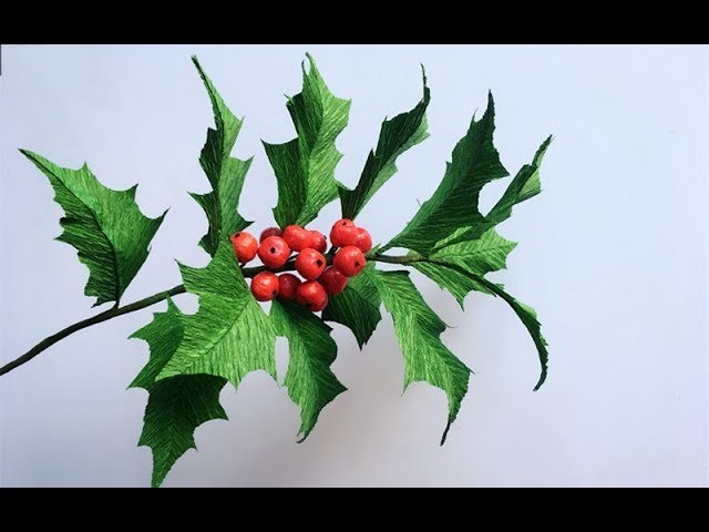 ABC TV | How To Make Holly From Paper - Craft Tutorial