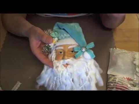 Altered Dollar Tree Santa Inspired by Michelle