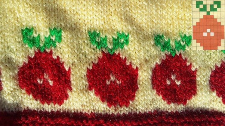 Apple Design for Baby Sweater (Hindi) [With Graph]