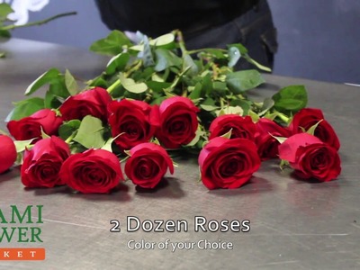 #BetheFlorist - Two Dozen Roses in a Vase