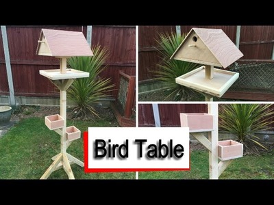 Bird Table - Free Plans and Build Video - 2x4 Timber