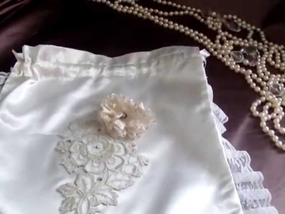 Bridal Gift Bag, Wedding Bridal Bag, Bridal Money Bag