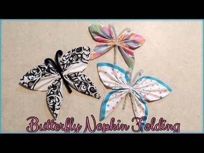 Butterfly Napkin Folding