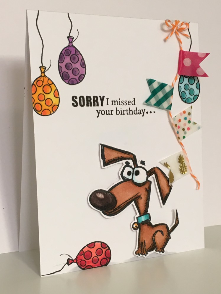 Card Tutorial (Series Part 2) Feat. "Crazy Dogs" by Tim Holtz