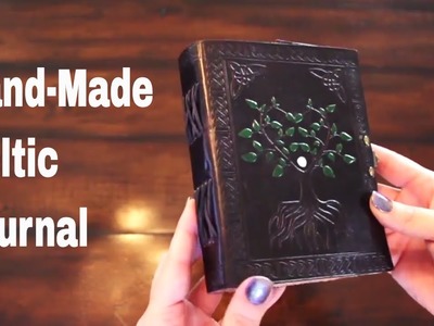 ☘ Celtic Tree of Life Leather Journal (The LEAH Shop)