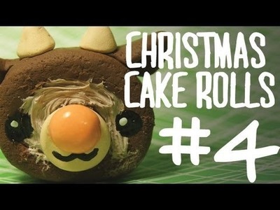 Christmas Cake Rolls (Deco) #4: Reindeer