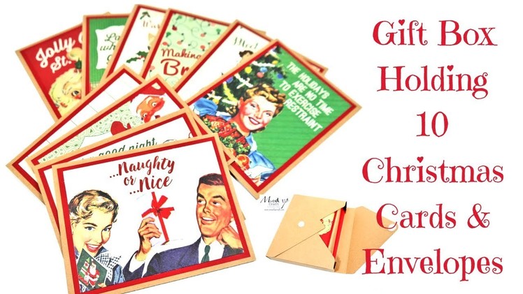 Christmas Cards and Gift Box using the Envelope Punch Board