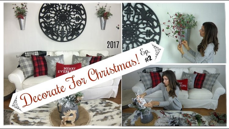 Christmas Decorate With Me | Living Room Decor | Momma From scratch