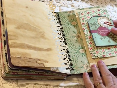 Christmas Junk Journals on Etsy