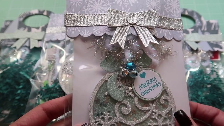 Christmas.Winter Themed Gift Tag Swap With Scradaworld~ Shaker Tags! *Giveaway closed*