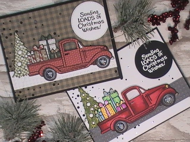 Countdown 2 Christmas Series 2017. Stampendous Truck Tidings. C&CT
