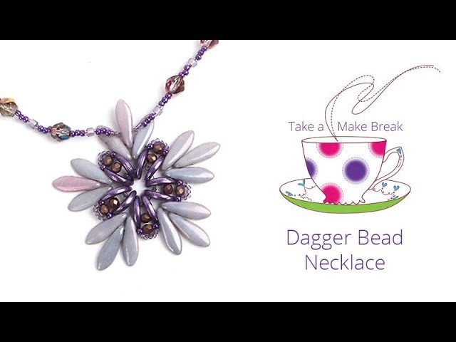 Dagger Bead Necklace | Take a Make Break with Beads Direct