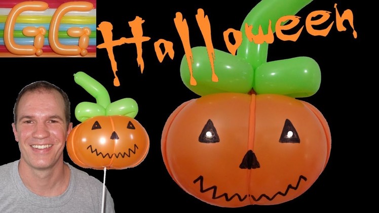 Decoracion halloween - calabazas de halloween - globoflexia - decoracion con globos