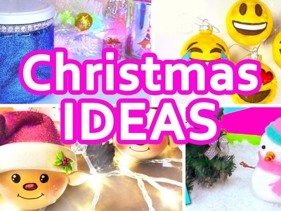 DIY CHRISTMAS DECORATIONS AND MORE IDEAS!