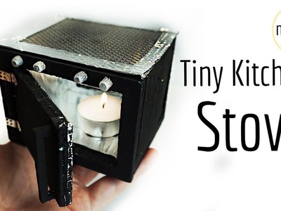 DIY Miniature Kitchen Stove that works! | DollHouse | miniDIY