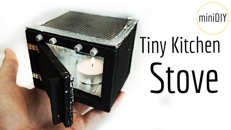 DIY Miniature Kitchen Stove that works! | DollHouse | miniDIY