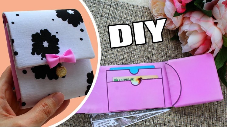 DIY WALLET TUTORIAL NO SEW AND FAST FOR WOMAN