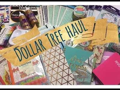Dollar Tree Haul |  Stationery & Crafts!