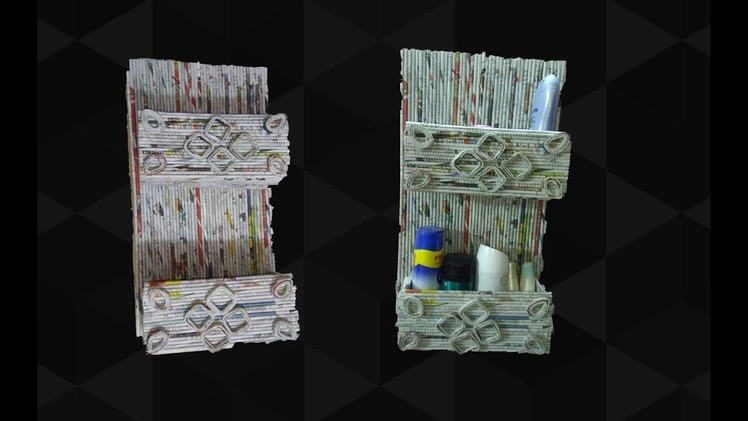 Easy and Durable Newspaper wall mount rack | Newspaper organizer | Art With Neha 102