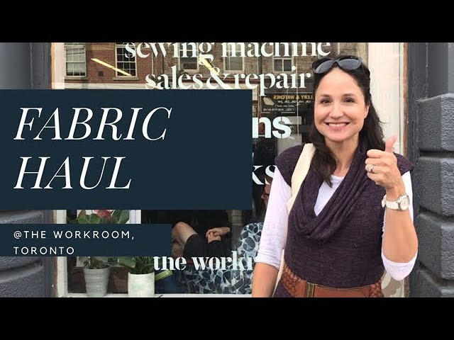 Fabric Haul, Swag Bag, and vlog from the 10th Anniversary Sale at The Workroom