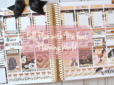 Fall Plan with Me featuring Planning World