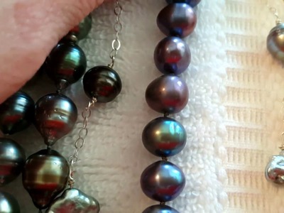 Freshwater and Saltwater pearls - Akoya, Tahitian and Freshwater