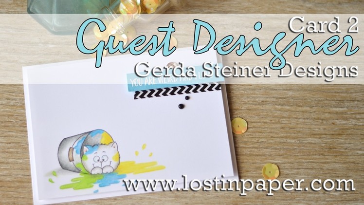 Gerda Steiner Guest Designer - featuring Buckets of Love Card 2!