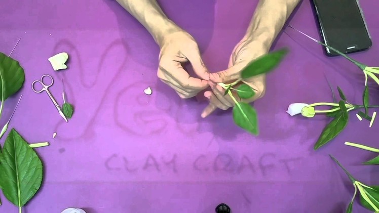 Gloxinia Flower Crafting with Yenji's Floral Clay