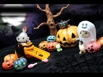 Halloween: Playdoh pumpkins miniature clay