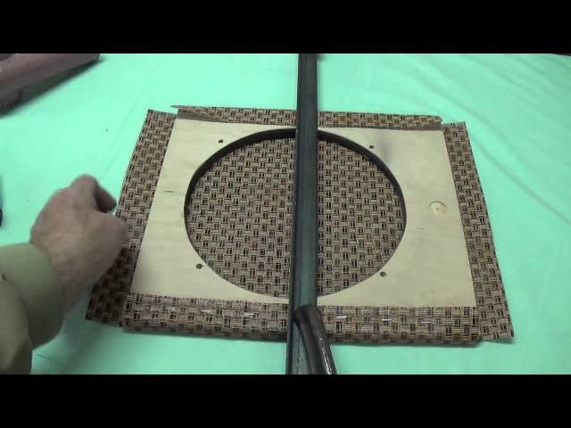 How to Cover A Speaker Baffle with Grill Cloth