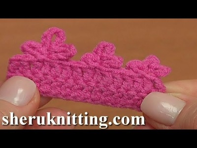 How to Crochet Triple Picot Tutorial 42 Part 8 of 26 Crochet For Beginners