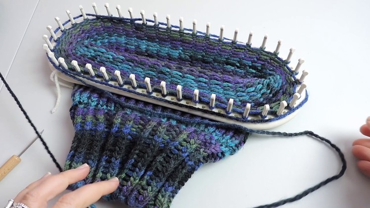 How to Loom Knit a Beanie Hat (Beginner friendly)