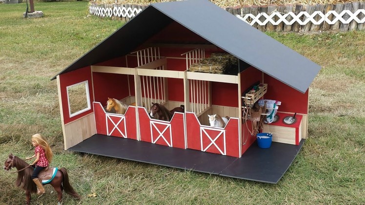 How to make a Doll Barn