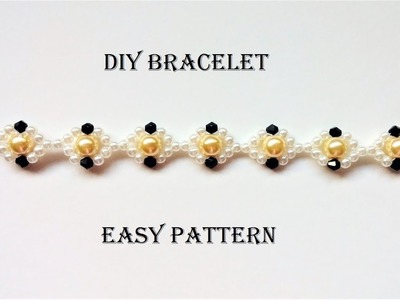 How to make easy beaded bracelet