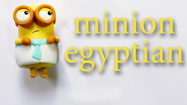How To Make Egyptian Minion With Air Dry Clay In Chibi Style - Toys For Children