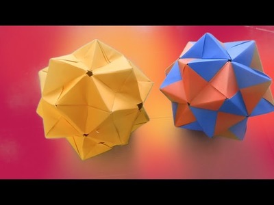 How to make Kusudama origami ball