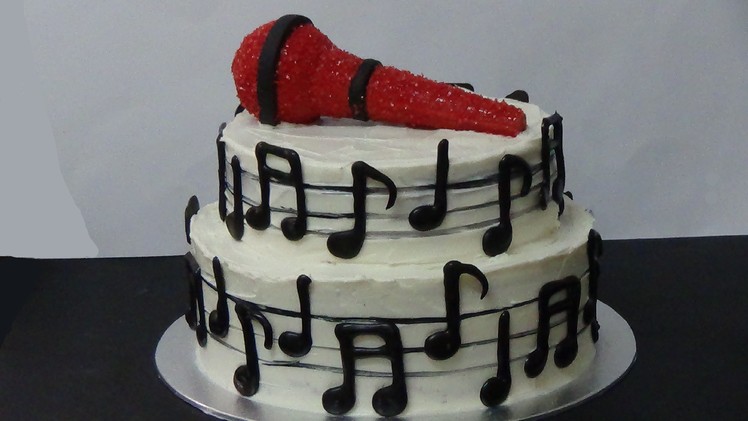 How to make music cake