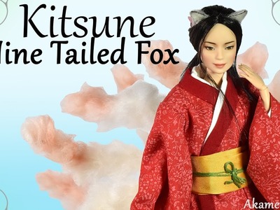 How to: Nine Tailed Fox. Kitsune - Barbie Doll Repaint Tutorial